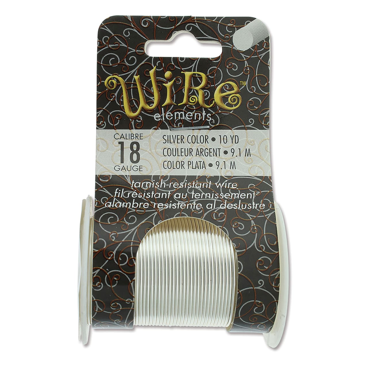 The Beadsmith® Wire™ Elements 18 Gauge Tarnish-Resistant Wire